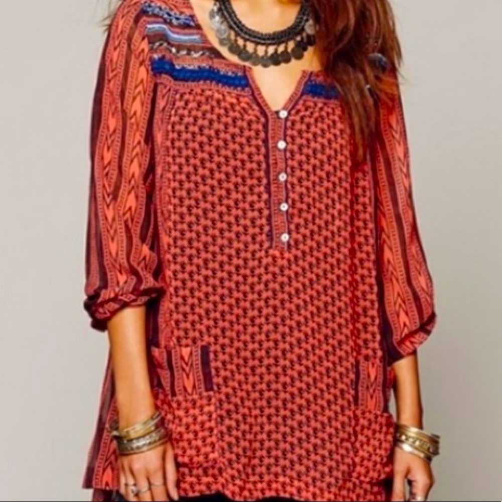 FREE PEOPLE Tunic Sheer